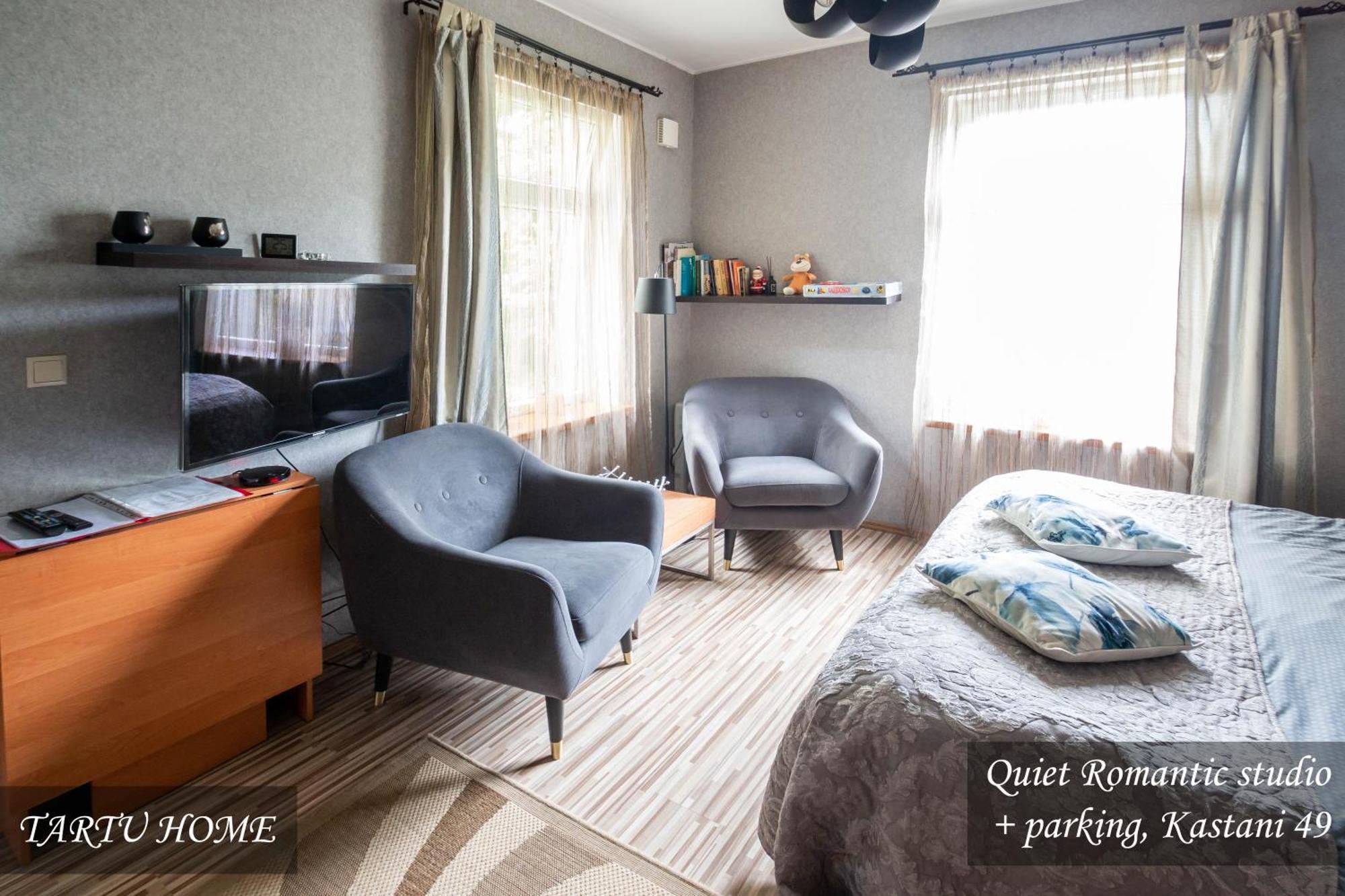 Quiet Romantic Studio plus parking Tartu Extérieur photo
